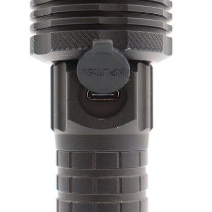Ручний ліхтар з фокусуванням (5 режимів), від USB, BL-A90-P50, Чорний / Кишеньковий ліхтарик / Тактичний ліхтарик