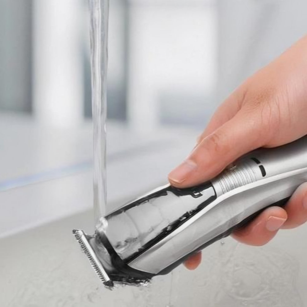 Бездротовий триммер для стрижки 6в1 VGR V-029 / Машинка для стрижки / Тример для бороди / Тример для носа