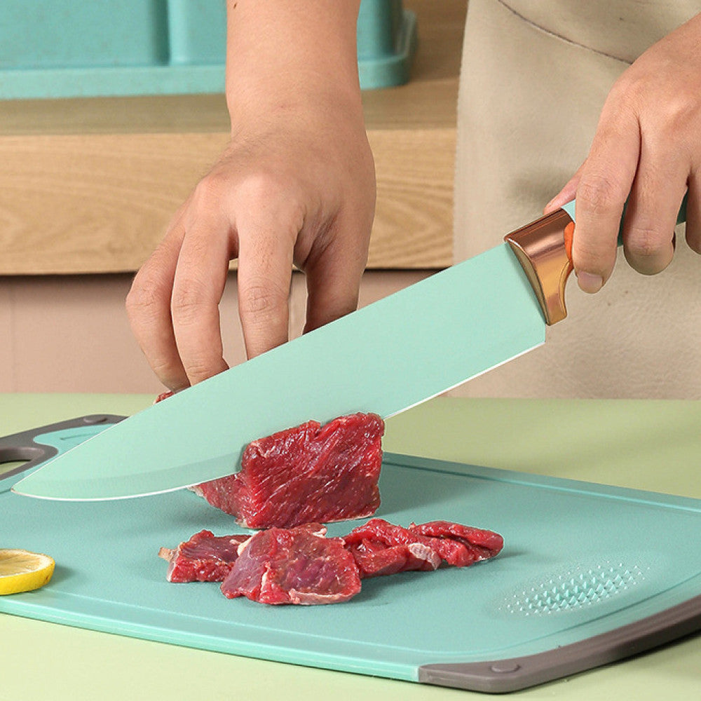 Набір кухонного приладдя, 19 предметів, Kitchen Set, Бірюзовий / Набір для кухні / Кухонне приладдя