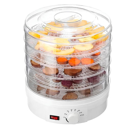 Сушарка для фруктів та овочів, від мережі, ZP-029, Білий / Сушарка для м'яса / Дегідратор для м'яса