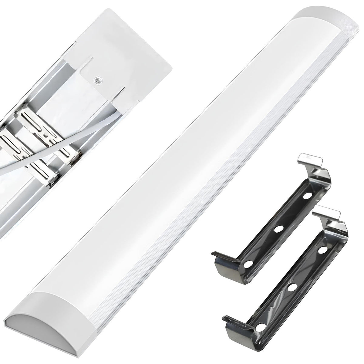 LED світильник стельовий 120см, 150Вт, Білий /6500К, від мережі, GREELITE / Лінійний світильник / Лед лампа стельова