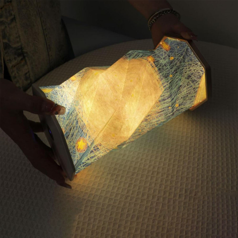 Настільний світильник нічник 700мА, USB, Rotating Lamp, Блакитна / Світлодіодний нічник складаний / Сенсорна лампа нічник