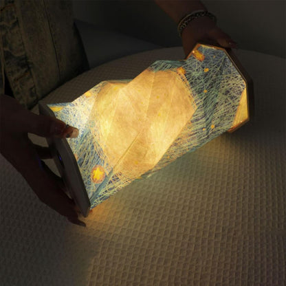 Настільний світильник нічник 700мА, USB, Rotating Lamp, Блакитна / Світлодіодний нічник складаний / Сенсорна лампа нічник