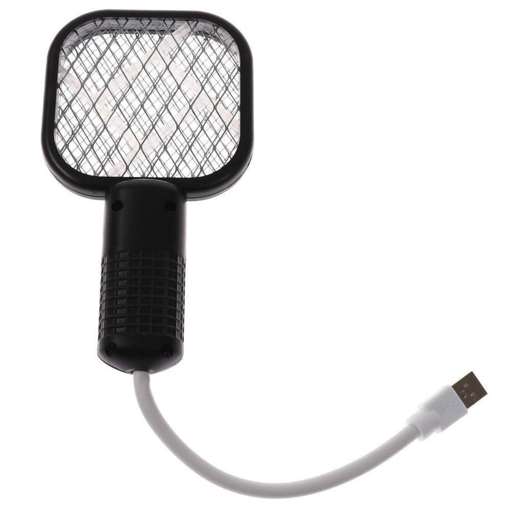 Електричний знищувач комах від USB, Чорний / Лампа від комарів / Пастка для комарів / Електрична мухобойка