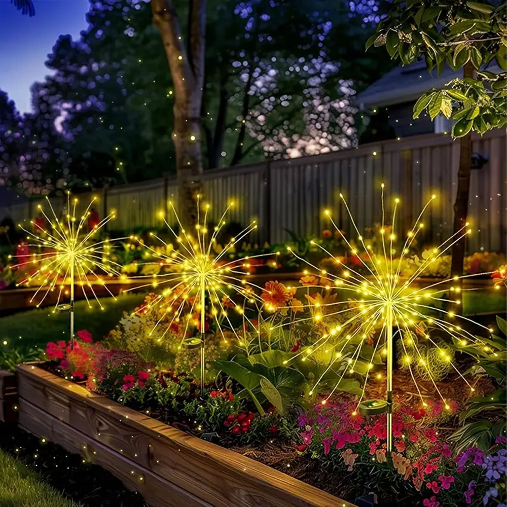 Комптект 2шт, Садовий світильник на сонячній батареї 95см, 120LED / Ліхтар для саду / Садовий ліхтар на ніжці