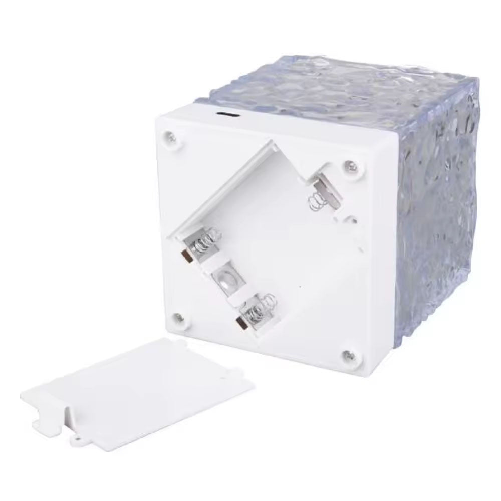 Нічник проектор КУБ з ефектом хвилі, 16 кольорів, USB, CB8026, Білий / Світильник нічник / Настільна лампа проектор
