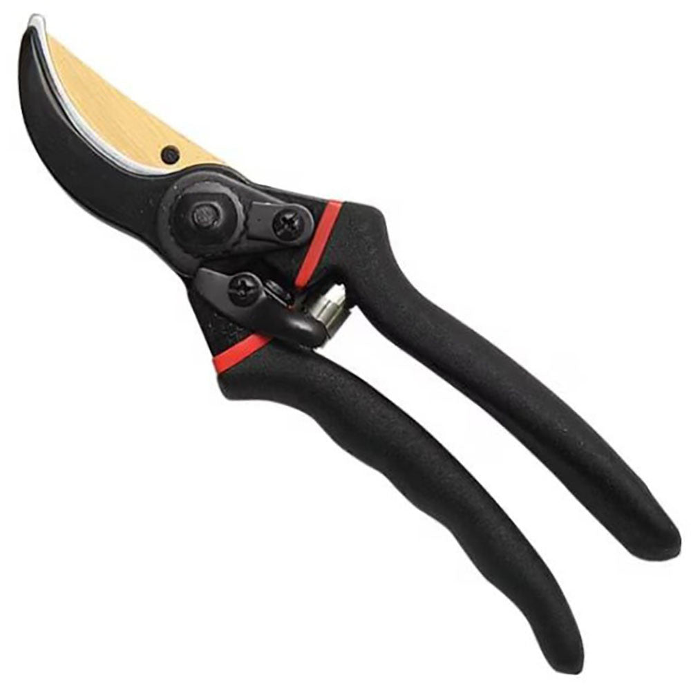 Професійний секатор садовий 21,5см, Pruner, Чорні / Секатор для обрізки дерев / Садові ножиці