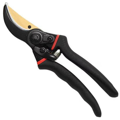 Професійний секатор садовий 21,5см, Pruner, Чорні / Секатор для обрізки дерев / Садові ножиці