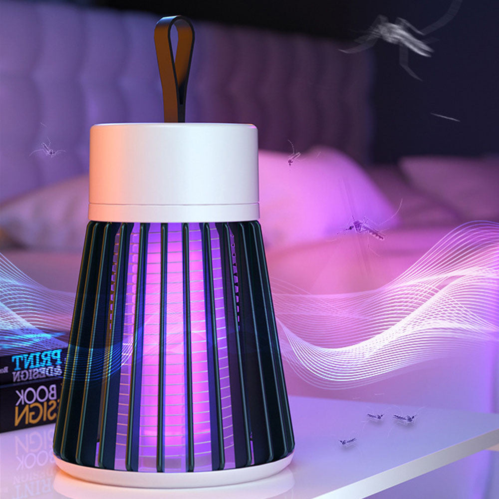 Акумуляторна лампа від комарів до 20м², з USB, Біла / Портативна пастка для комарів / Знищувач комах