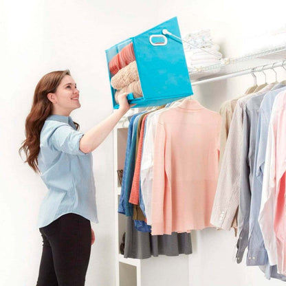 Органайзер для речей підвісний до 4кг (41×30,5×30,5см), Блакитна / Коробка органайзер / Органайзер для одягу