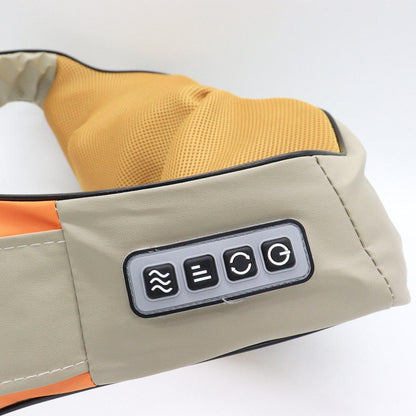 Роликовий масажер для спини та шиї Massager of Neck Kneading / Масажна накидка / Масажер роликовий