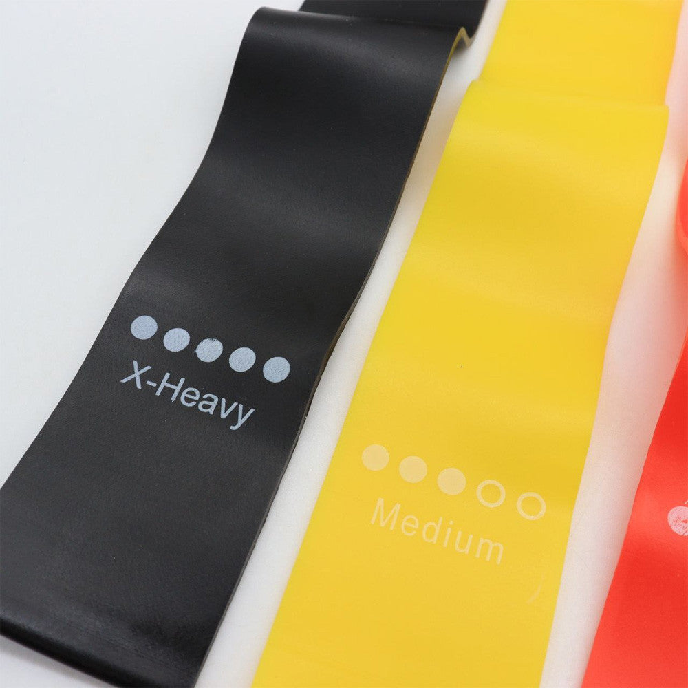 Фітнес резинки для тренувань 5 шт, з чохлом / Набір резинок для спорту / Стрічки еспандери для вправ