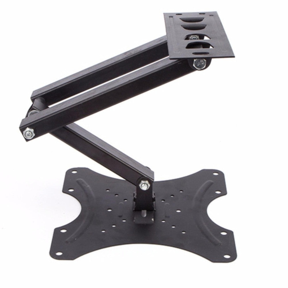 Кронштейн для телевізора 14"-55", 50 кг HDL-117-B-2 / Настінне поворотне кріплення для ТВ