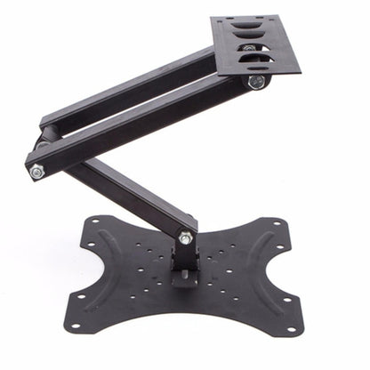 Кронштейн для телевізора 14"-55", 50 кг HDL-117-B-2 / Настінне поворотне кріплення для ТВ