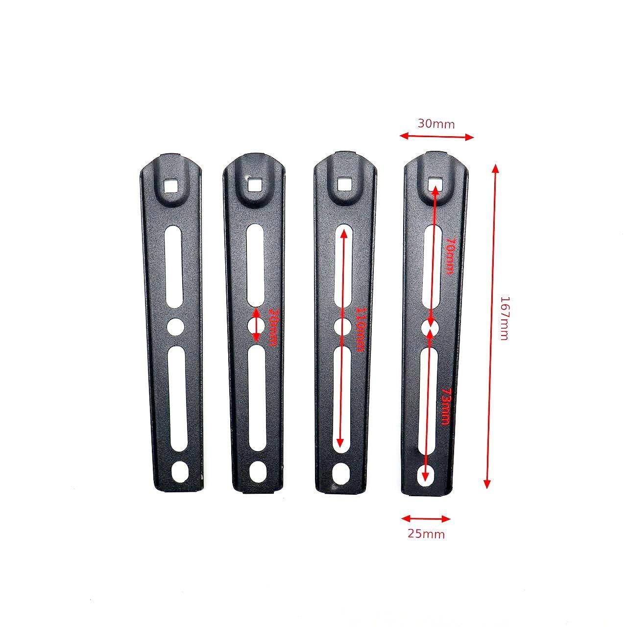 Кронштейн для телевізора 14"-55", 50 кг HDL-117-B-2 / Настінне поворотне кріплення для ТВ