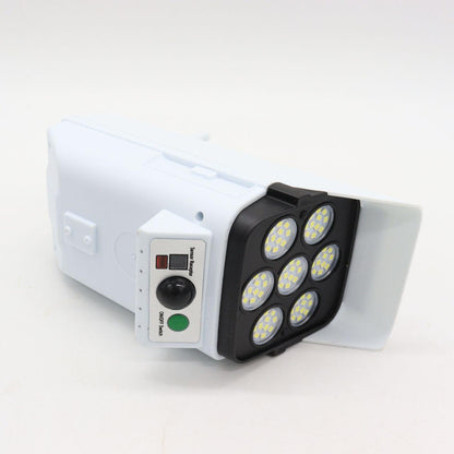 Вуличний світильник із датчиком руху на сонячній батареї + пульт, CL 877B / Світлодіодний ліхтар