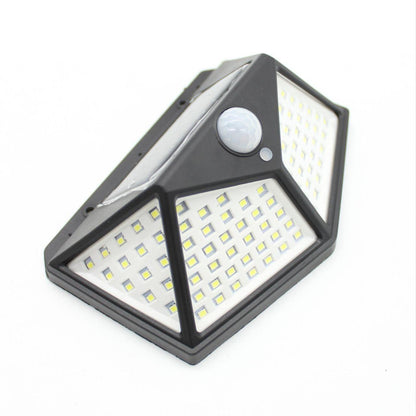 Вуличний ліхтар прожектор на сонячній батареї (100LED, 10W) BK-100 / Світлодіодний ліхтар підвісний