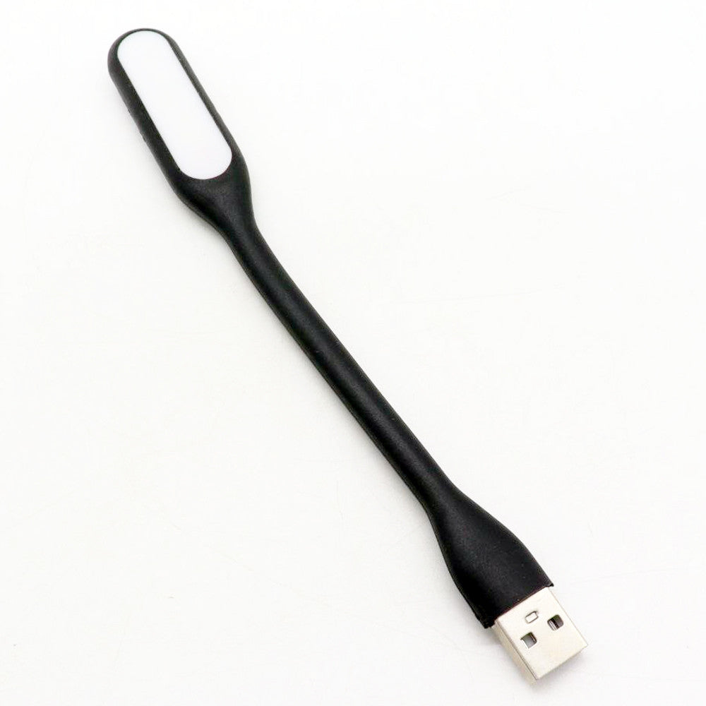 Гнучка USB лампа ліхтарик LED Light Plastic / Портативний гнучкий світильник для ноутбука, комп'ютера