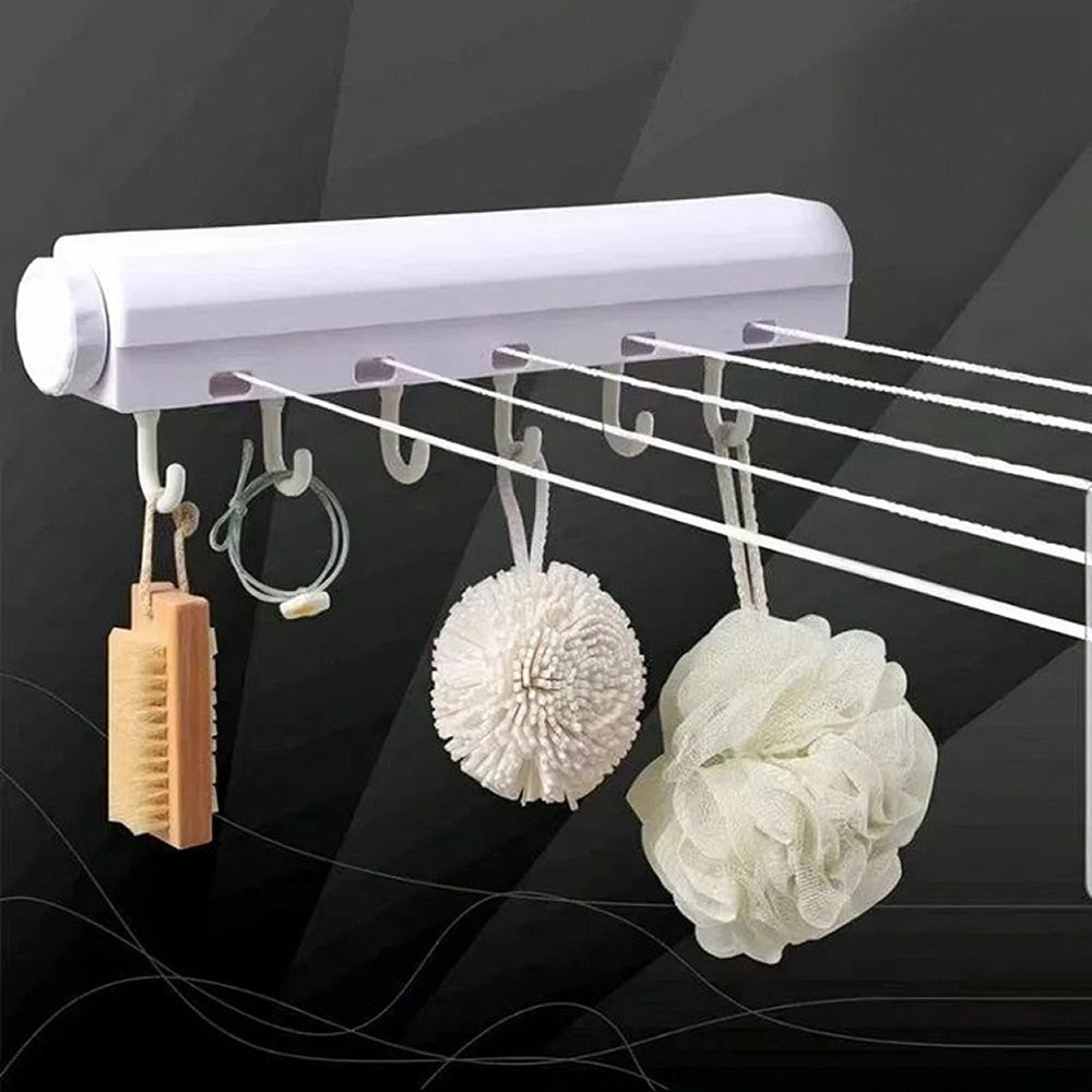 Автоматична мотузка для білизни 3,2м, K12-83 / Мотузка для сушіння білизни / Витяжна настінна сушарка для білизни