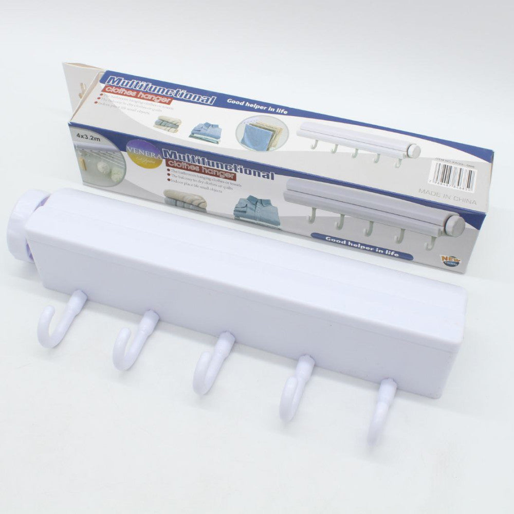 Автоматична мотузка для білизни 3,2м, K12-83 / Мотузка для сушіння білизни / Витяжна настінна сушарка для білизни