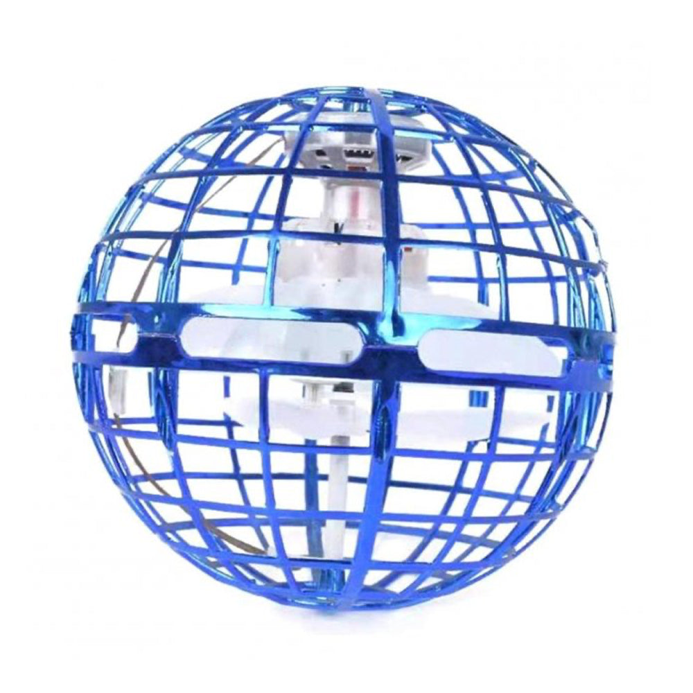 Куля літаюча FLYING SPINNER, Синій / Бумеранг спінер USB, що світиться, з LED підсвічуванням