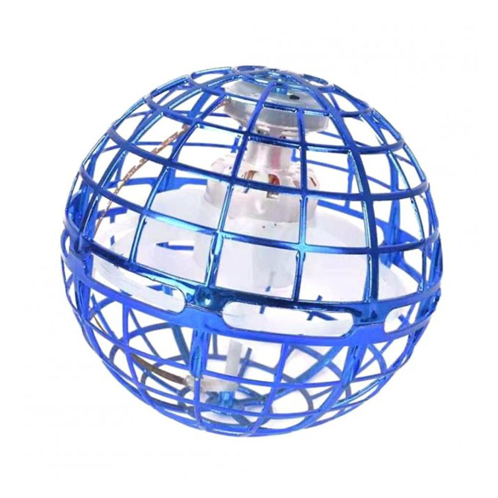 Куля літаюча FLYING SPINNER, Синій / Бумеранг спінер USB, що світиться, з LED підсвічуванням