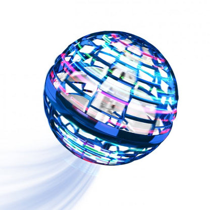 Куля літаюча FLYING SPINNER, Синій / Бумеранг спінер USB, що світиться, з LED підсвічуванням