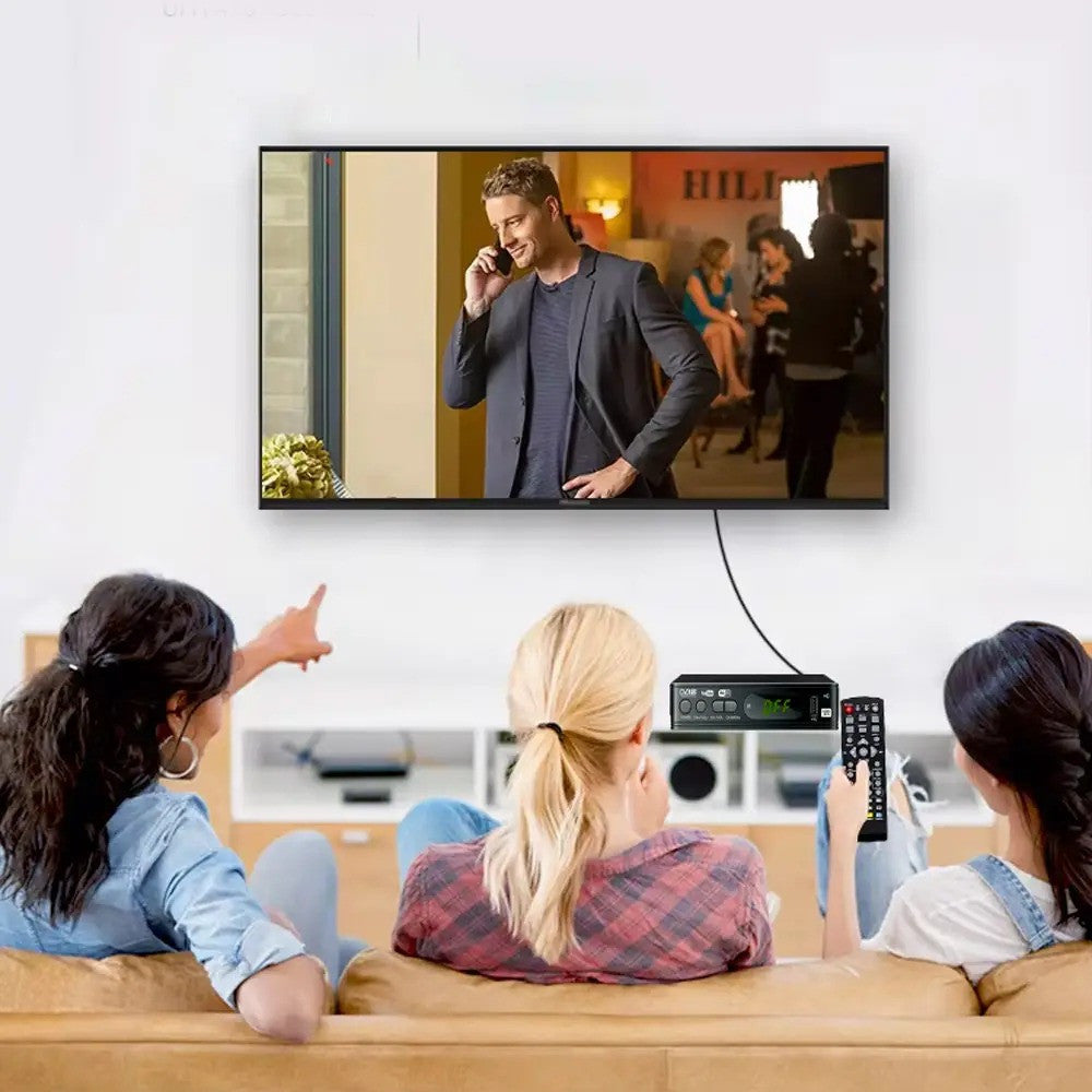 Тюнер з підтримкою wi-fi адаптера + пульт, DVB-T2 0967/ Цифровий ефірний тюнер Т2 / Приставка для телевізора