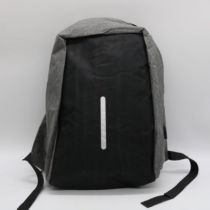 Міський рюкзак-антивор з USB (45х30х10 см) Bobby, сірий / Молодіжний рюкзак для ноутбука