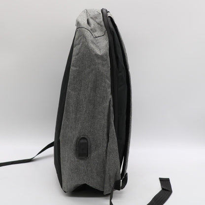 Міський рюкзак-антивор з USB (45х30х10 см) Bobby, сірий / Молодіжний рюкзак для ноутбука