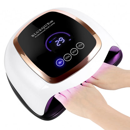 Лампа для манікюру 168W LED+UV SUN BQ-V3 / Професійна лампа для сушіння гель лаку