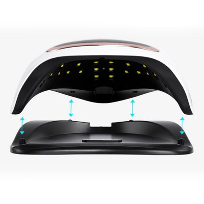 Лампа для манікюру 168W LED+UV SUN BQ-V3 / Професійна лампа для сушіння гель лаку