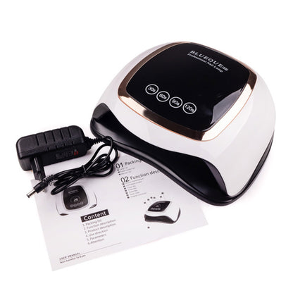 Лампа для манікюру 168W LED+UV SUN BQ-V3 / Професійна лампа для сушіння гель лаку