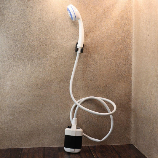 Туристичний душ від акумулятора Gotel Q16H / Похідний портативний душ з насосом