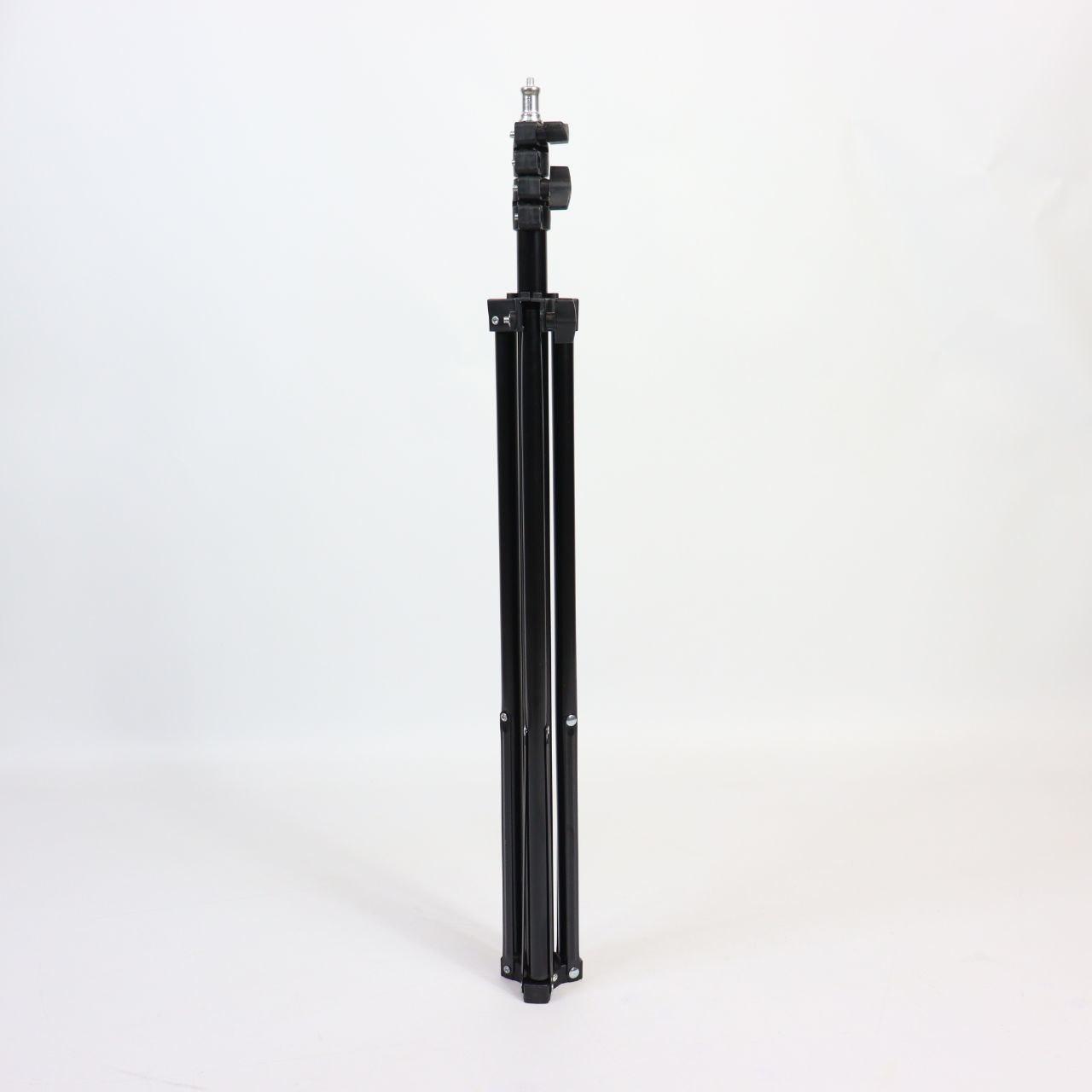 Штатив розкладний для кільцевої LED лампи 0,66-2 м / Штатив стійка тринога для кільцевих ламп та спалаху