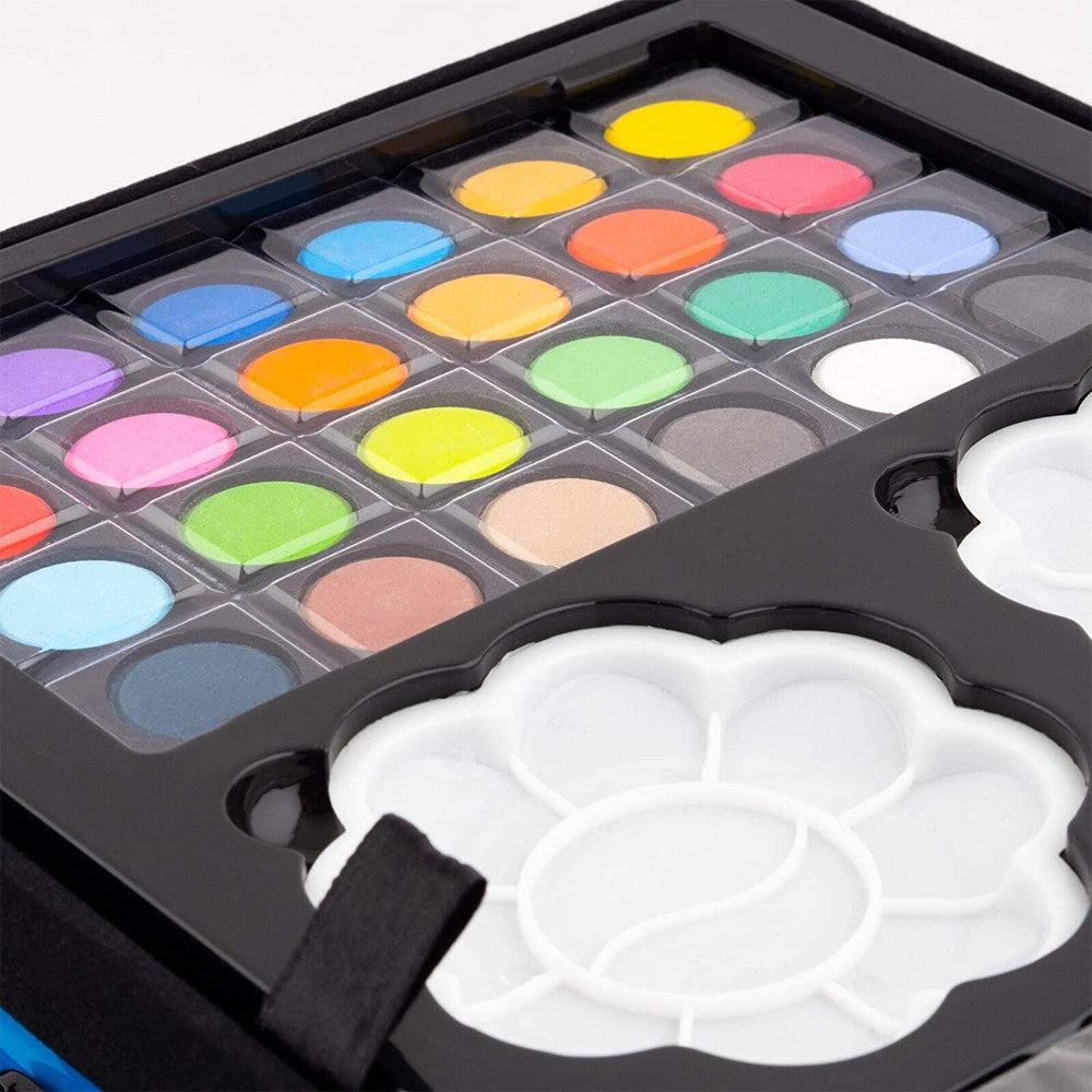 Набір для малювання у валізі 145 предметів / Дитячий набір для творчості / Набір художника