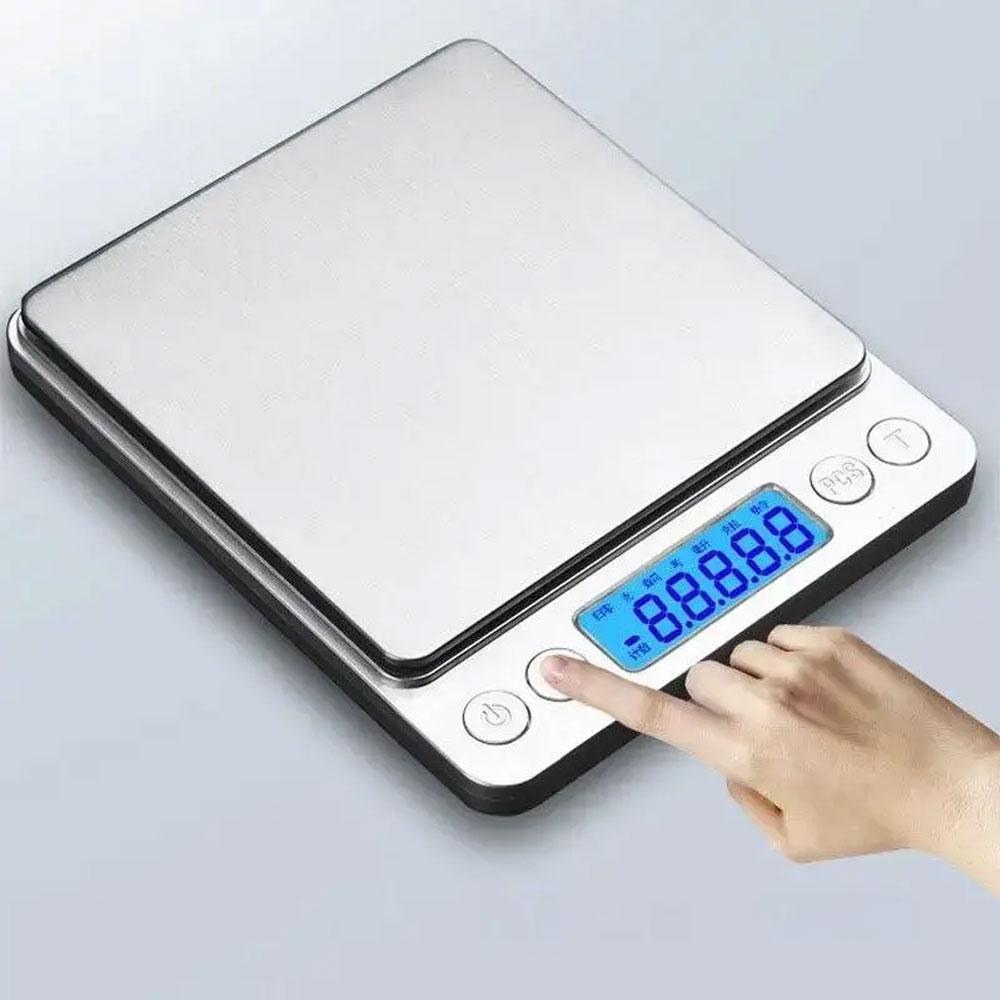 Електронні ювелірні ваги ACS до 3 кг / Професійні точні грамові ваги