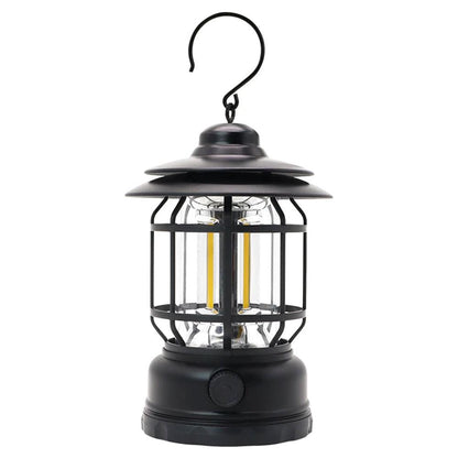 Підвісний кемпінговий ліхтарик-лампа USB, 1200mAh, K-20, Чорний / Світлодіодний акумуляторний ліхтар