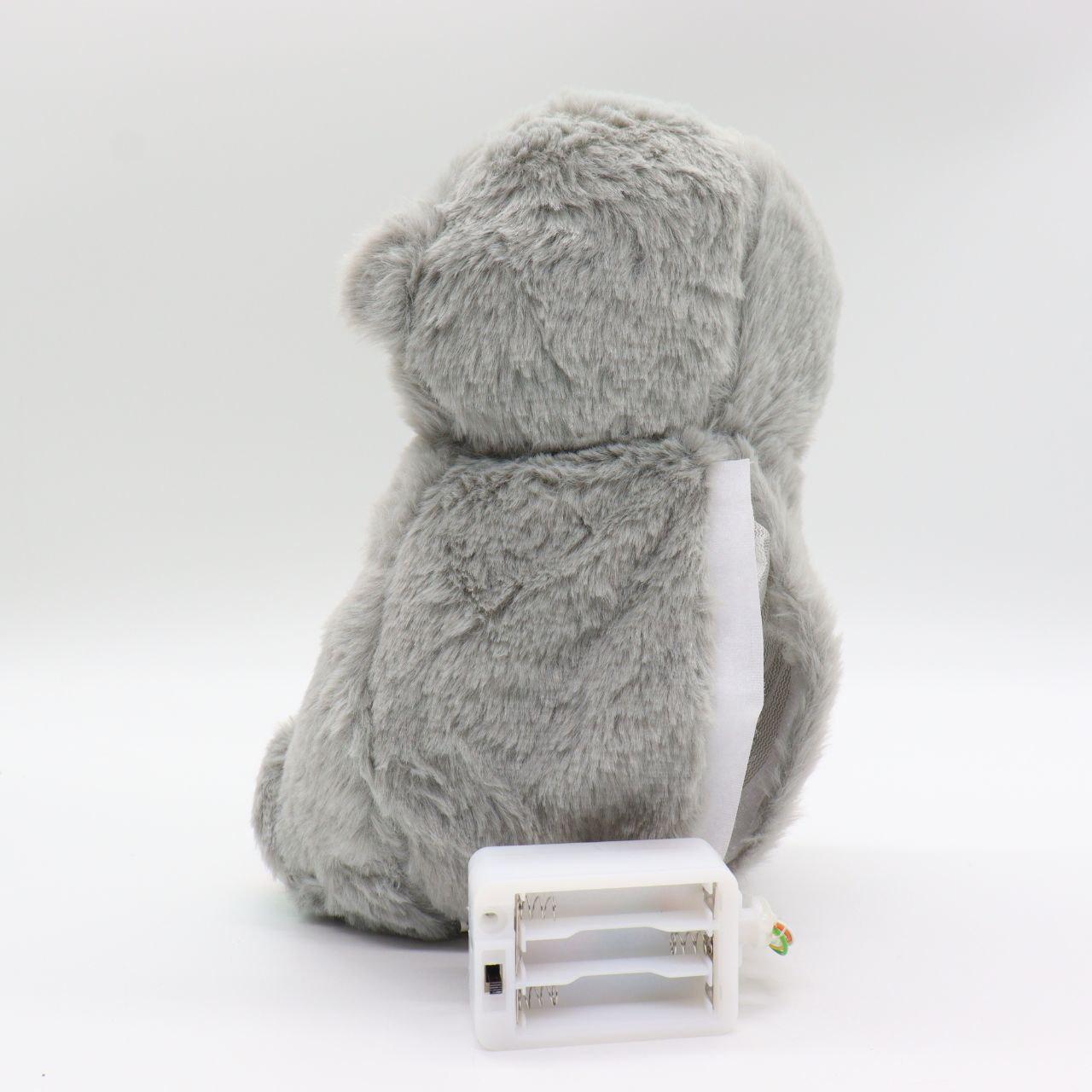 М'яка іграшка-нічник Дихаюча видра (30см), від батарейок / Іграшка дихаюча видра / Нічник для сну видра