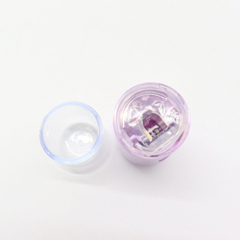 Зволожувач для шкіри обличчя 30 мл ультразвуковий з підсвічуванням Nano Mist, Фіолетовий / Портативний нано спрей