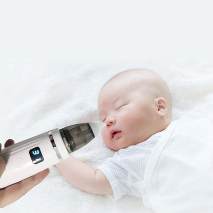 Дитячий акумуляторний аспіратор 2в1, + 3 насадки, BABY NOSE / Електронний назальний соплевідсмоктувач