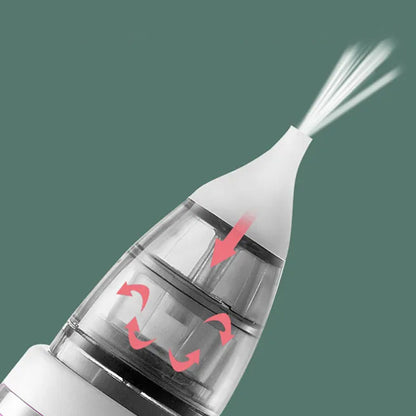 Дитячий акумуляторний аспіратор 2в1, + 3 насадки, BABY NOSE / Електронний назальний соплевідсмоктувач