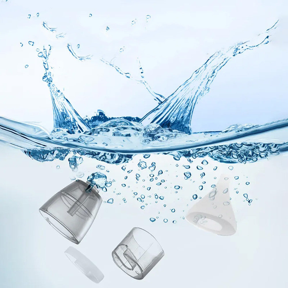 Дитячий акумуляторний аспіратор 2в1, + 3 насадки, BABY NOSE / Електронний назальний соплевідсмоктувач