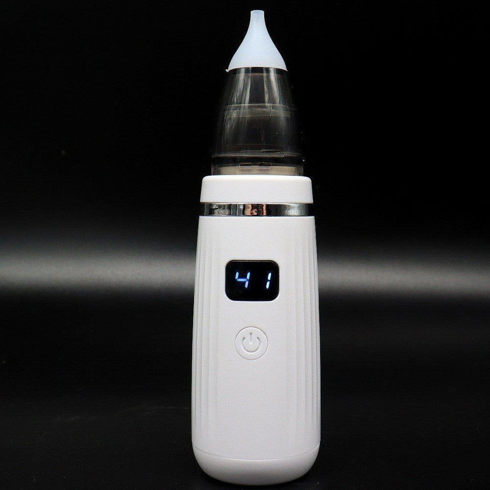 Дитячий акумуляторний аспіратор 2в1, + 3 насадки, BABY NOSE / Електронний назальний соплевідсмоктувач