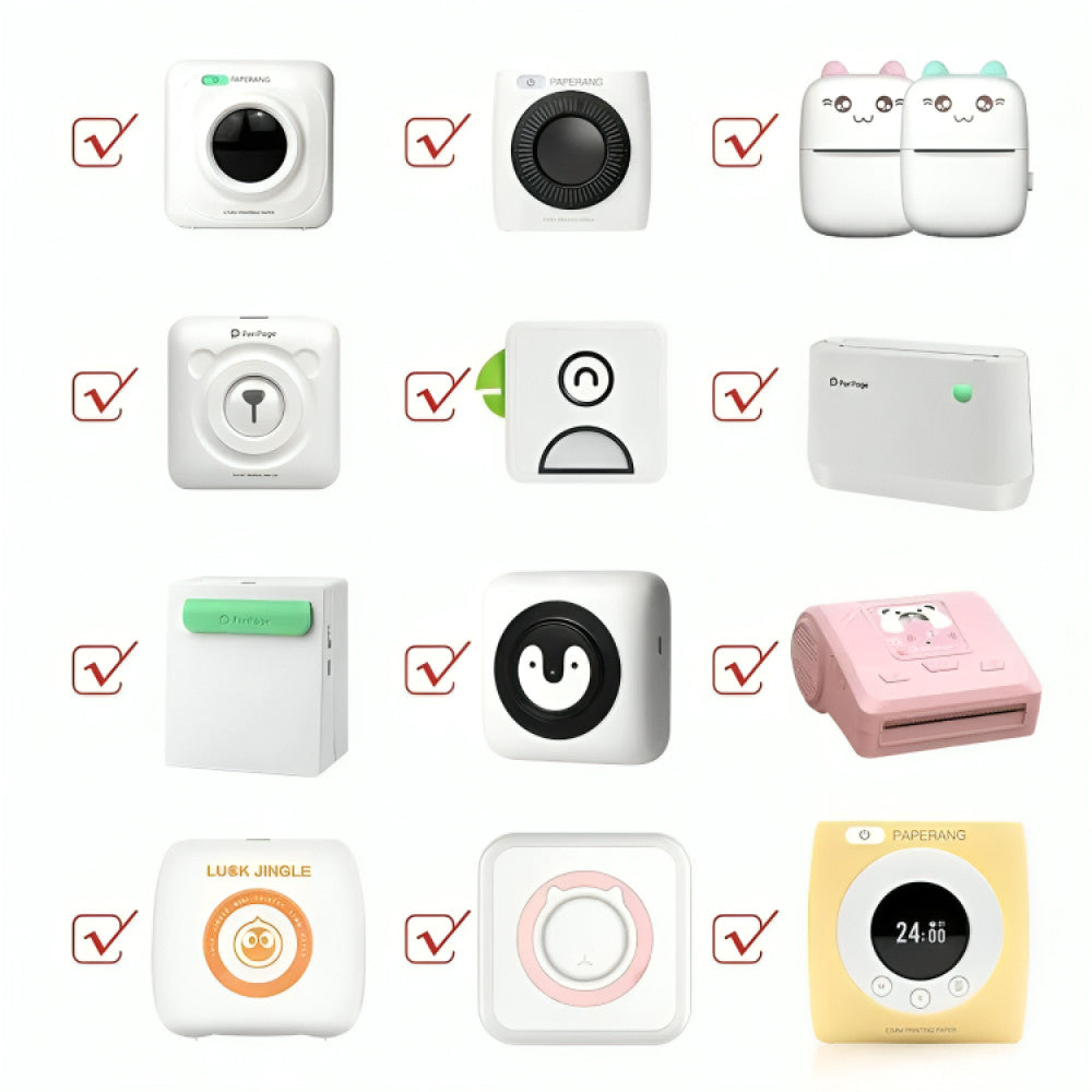 Термопапір для міні принтера 57х25мм, (довжина 5,85м) 1шт / Папір для термопринтера / Папір для міні принтера