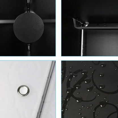 Платтяна шафа з пластику на 15 секцій, 165х110х37 см / Багатофункціональна шафа для одягу та взуття