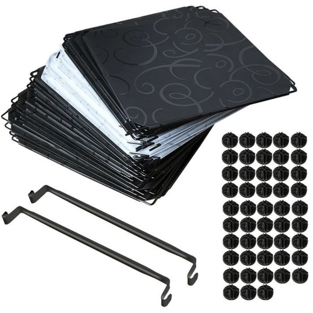 Платтяна шафа з пластику на 15 секцій, 165х110х37 см / Багатофункціональна шафа для одягу та взуття