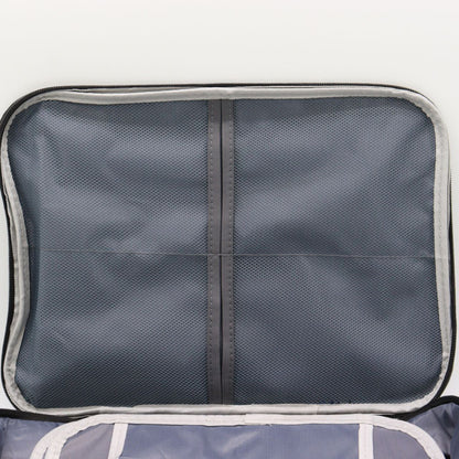 Дорожня сумка органайзер для зберігання документів 37х10,5х27 см, з кодовим замком, Home Cleaning, Синя