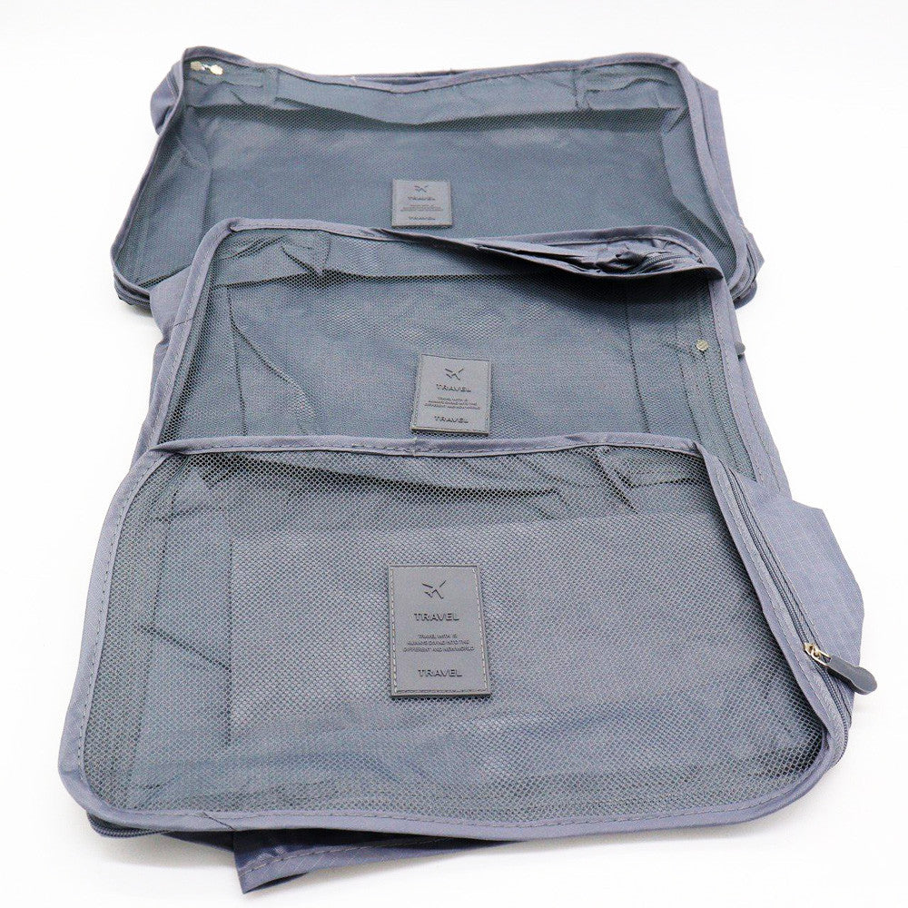 Набір дорожніх органайзерів 6шт Secret Pouch, Сірий / Органайзери для подорожей