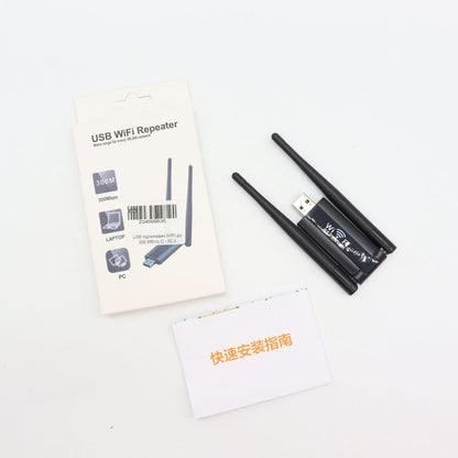Підсилювач WIFI сигналу, до 300 Мбіт/с від USB / Ретранслятор WIFI / Репітер WIFI / Підсилювач вайфай